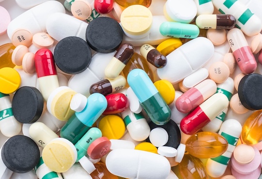 pilules et gélules de médicaments